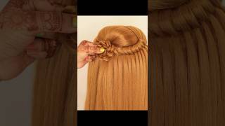 Unique hairstyle for long hair hairstyle shorts newhairstyle festival [upl. by Sinegra]