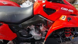 2016 Can Am Renegade 570 winch install Superwinch LT3000 [upl. by Kihtrak]