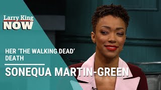 Sonequa MartinGreen On Her ‘The Walking Dead’ Death [upl. by Yhtamit881]