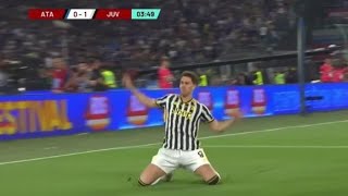 Atalanta vs Juventus 01 Dusan Vlahovic score only goal in win for Juventus Match recap [upl. by Kella]