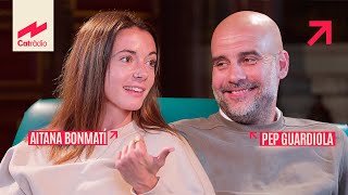 LA TROBADA entre Aitana Bonmatí i Pep Guardiola [upl. by Tomlinson]