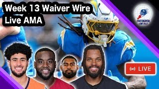 Week 13 Waiver Wire  Live AMA [upl. by Bean]