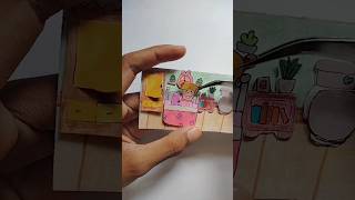 tutorial house book paper doll DIY papercraft shorts [upl. by Sauer]