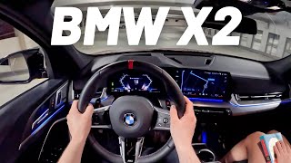 2024 BMW X2  POV Night Drive [upl. by Brianne9]