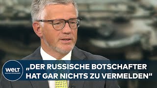 PUTINS KRIEG Russlands Drohung  Deutschland hat quotrote Liniequot überschritten  WELT Interview [upl. by Eugeniusz]