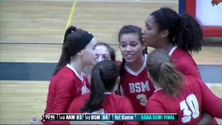 3 Robbinsdale Armstrong vs 2 Benilde  St Margarets 6AAA Volleyball Semi Final 103117 [upl. by Nadroj]