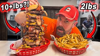 Biggest Food Challenge Ive Ever Attempted  Big Daddys 10lb Bacon Cheeseburger Challenge [upl. by Giorgia]