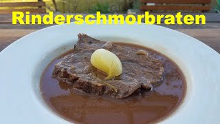 Rinderschmorbraten  aus dem Schaufelstück [upl. by Ilat]