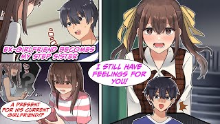 Manga Dub Our parents got remarried and my ex girlfriend became my new step sister RomCom [upl. by Malik]