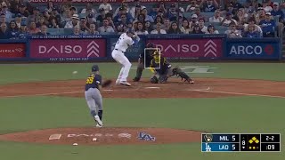 Dodgers vs Brewers Highlights  WILL SMITH HITS 3 HOMERS AS FREDDIE amp TEO CLUTCH UP  July 5 2024 [upl. by Amaerd497]