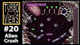 quotAlien Crushquot  Turbo Views 20 TurboGrafx16  Duo game REVIEW [upl. by Serrano558]