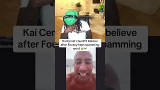 Fousey says the n word to kai cenat after getting the n word pass [upl. by Gipsy711]