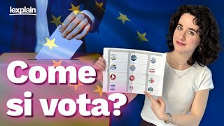 Elezioni europee 2024 comè fatta la scheda e come si vota [upl. by Michelle]