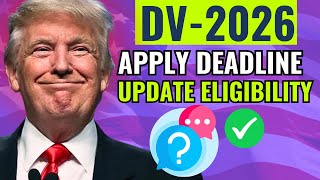 Apply DV 2026 DV 2026 Lottery Eligibility Explained Common Questions amp Answers [upl. by Ilsel]