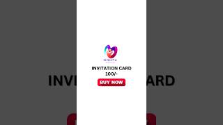 Invitation Card  ECard Design  Buy Now  Social media Post  Mishita Graphics [upl. by Gerstein676]