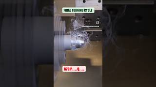 CNC TURNING and CNC PROGRAMMING G70 Cycle [upl. by Aokek]