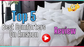 ✅ Top 5 Best Comforters On Amazon Review ✌️Buyers Guide [upl. by Launce65]