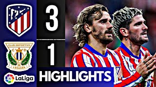 Atletico Madrid VS Leganes  Highlights  Spain Laliga  21 October 2024 [upl. by Sitoiganap]