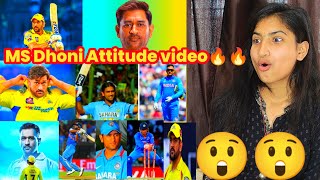 MS Dhoni🔥🔥 full Attitude videos😎Reaction🤗 [upl. by Sension495]