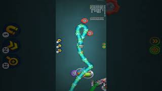 Worms Zone magic gameplay 🐍video worms Zone pro slither snake shorts short [upl. by Eelesor]