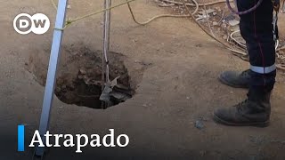 Carrera contrarreloj para rescatar a un niño que cayó en un pozo en Marruecos [upl. by Namas]