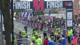 ASICS Manchester Marathon Finish Line [upl. by Tecla394]