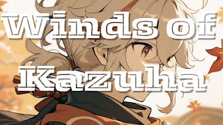 Winds of Kazuha Genshin Impact Fan Song genshinimpact [upl. by Selin838]