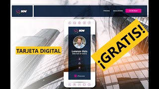 Crea tu tarjeta de presentación digital TOTALMENTE GRATIS  Tutorial SOYY [upl. by Virgilia]