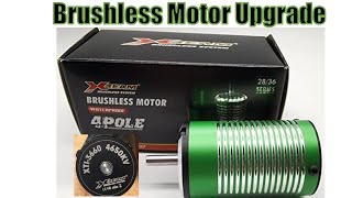 Fit Longer Wires in Brushless Motor  XTeam  Performance Build and Fitment into Traxxas Bandit [upl. by Ange]