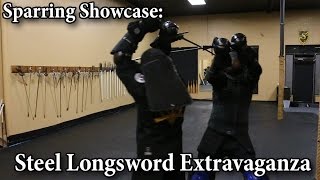 Steel Longsword Extravaganza  Sparring Showcase [upl. by Mahalia]