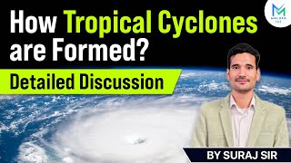 Science behind cyclone formation  How tropical cyclones are formed  Tropical cyclones  Maluka IAS [upl. by Adore]