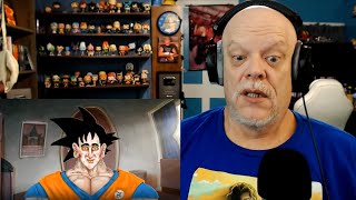 REACTION VIDEO  quotA Regrettable DBZ Cartoonquot from MeatCanyon  YIKES Goku 😂 [upl. by Airdnaed]