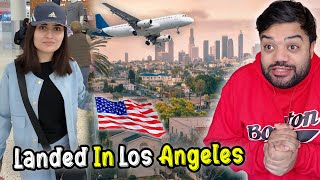 Left New York And Landed In Los Angeles 😍🇺🇸  United Sates Of America Mein Hollywood Ka Shahar 😱 [upl. by Pratte677]