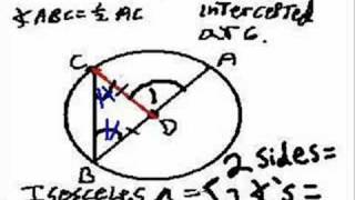 Geometry inscribed angles and arcs [upl. by Amelus756]