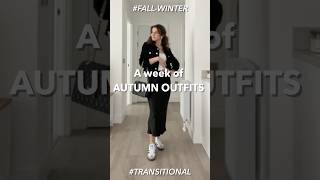 A week of AUTUMN OUTFITS [upl. by Mcgrath]