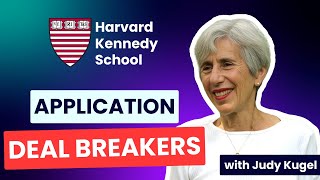 Harvard Kennedy School Application Deal Breakers [upl. by Esac]