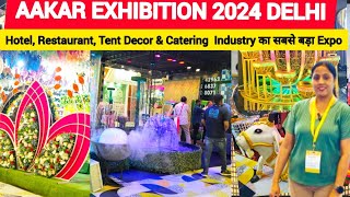 Aakar Exhibition 2024 Greater Noida  Tent Decor 2024 India International Hospitality Expo [upl. by Narra]