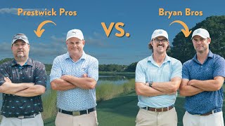 Bryan Bros Challenge Local Pros on Their Home Course [upl. by Paton]