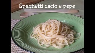 Spaghetti cacio e pepe Il chicco di mais [upl. by Sufur]