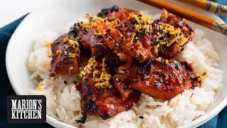 Spicy Korean Grilled Chicken  Marions Kitchen [upl. by Ahtoelc]