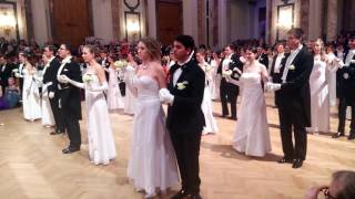 IAEA ball 2017 Hofburg opening ceremony debutants [upl. by Einnahpets]