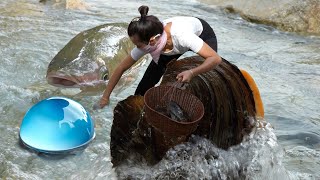 🔥Girls Unlikely Discovery A Valuable Pearl Hidden Inside a Giant Mutant Clam in the Local River [upl. by Sebastiano]