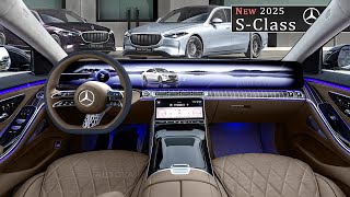 New MercedesBenz SClass 2025 Facelift  INTERIOR Preview [upl. by Marsiella984]