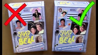 Saved By The Bell The Complete Collection DVD – bootleg vs genuine [upl. by Etteiluj930]