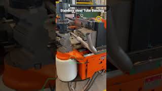 How to bend the stainless steel Tube in small radius bend 1D Radius Tube Bending pipebender [upl. by Azeret728]