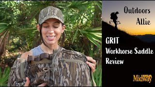 GRIT Workhorse Hunting Saddle Review  Outdoors Allie [upl. by Elleved]