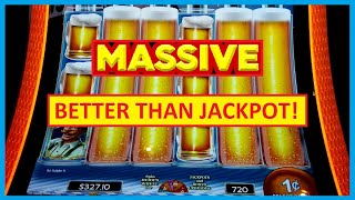 BETTER THAN JACKPOT Bier Haus Oktoberfest Slot → MASSIVE WIN [upl. by Snebur594]