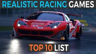 Top 10 Realistic Racing Games Simulators and Simcades on Steam [upl. by Northway]