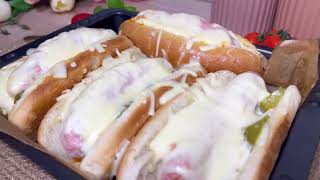 TOTI AU CERUT RETETA HOTDOG la cuptorFoarte gustos și rapid Хотдог в духовкеHotdog recipe [upl. by Lipfert386]