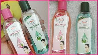 Ayur skin toner and astringent review with difference in Toner and astringent  Toner Vs Astringent [upl. by Nnayrb]